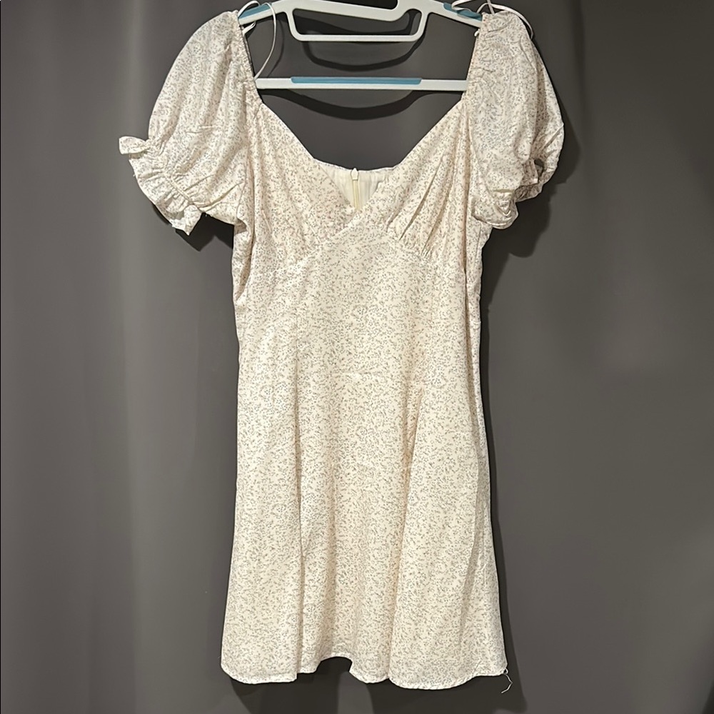 PrincessPolly Cream Floral Dress